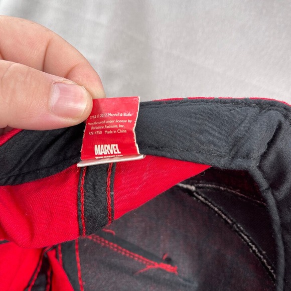 Marvel Spiderman Kids OS Snapback Hat All Over Print Spidey - Picture 9 of 12